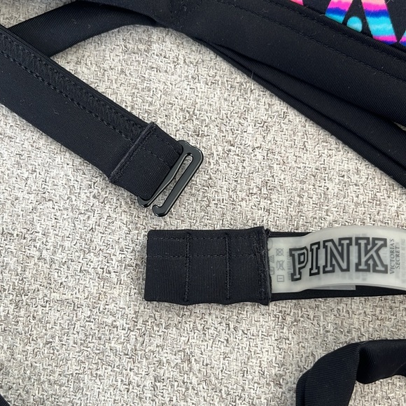 Pink Victoria Triangle Push Up Tie Bikini - Picture 4 of 6